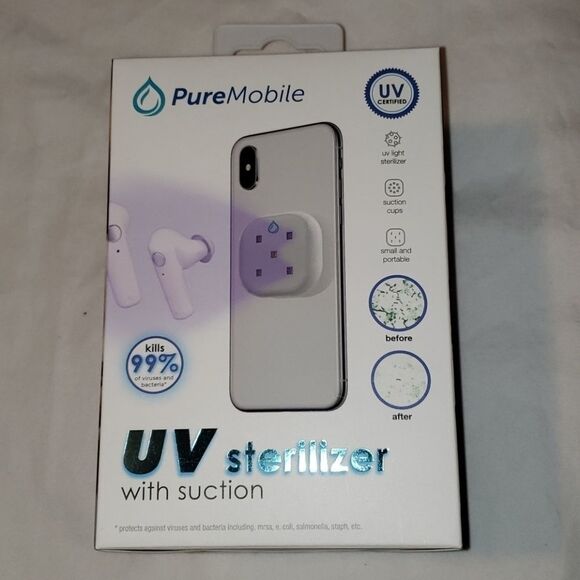 NEW Pure Mobile UV‎ Sterilizer with Suction Cups - Picture 1 of 7